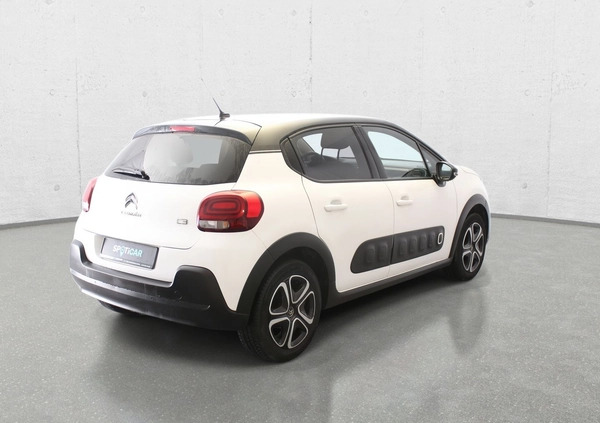 Citroen C3 cena 47900 przebieg: 53193, rok produkcji 2018 z Pasym małe 121